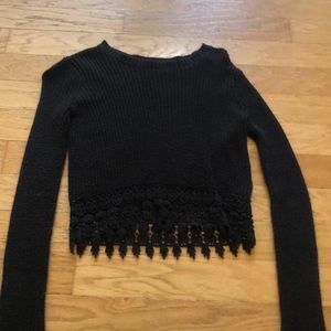 PacSun cropped sweater.